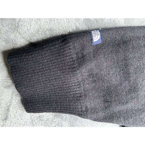 The North Face Sweater Mens Large Wool Blend Quarter 1/4 Zip Mock Neck Outdoors - Picture 11 of 11